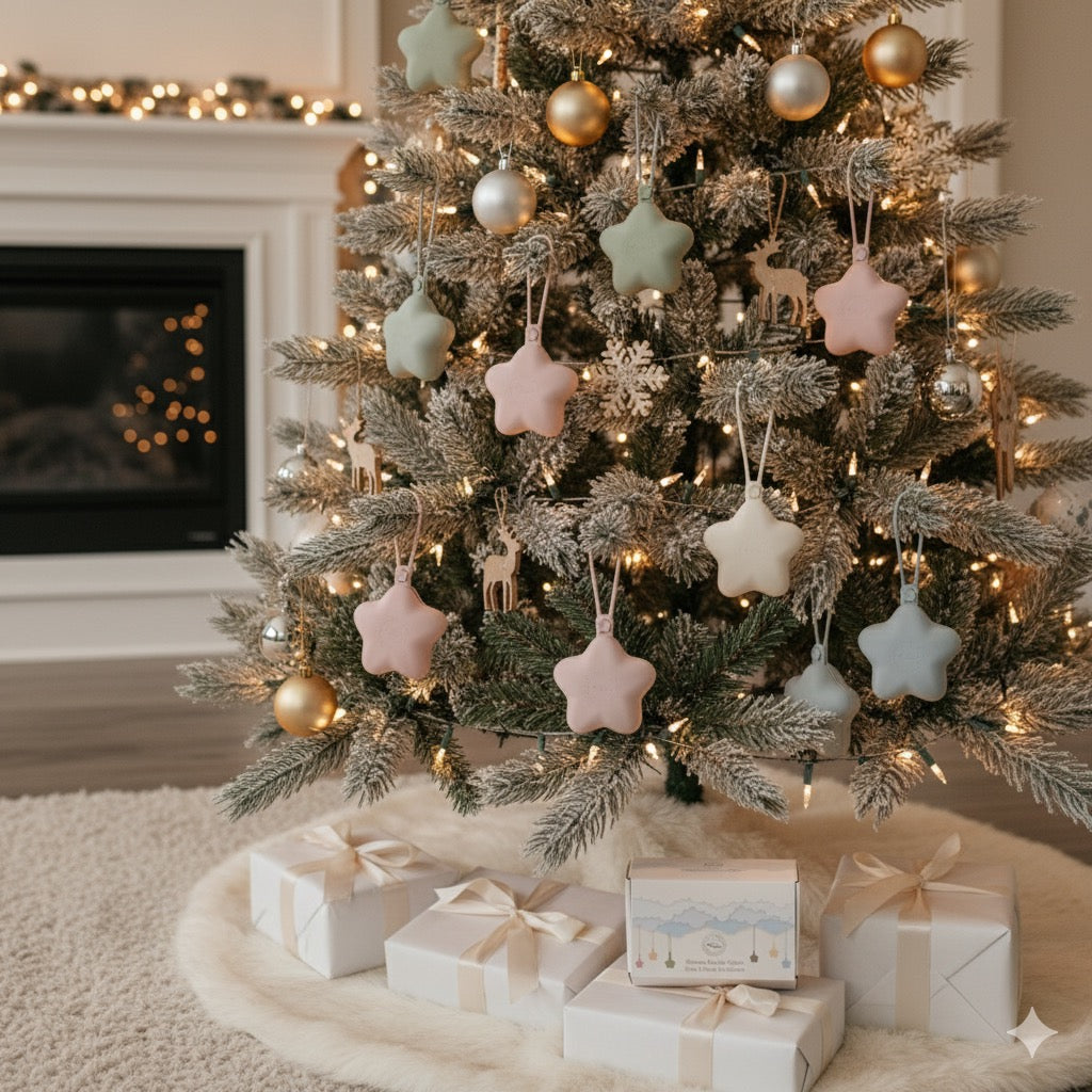 Christmas box - Premium Silicone Pacifier Holders